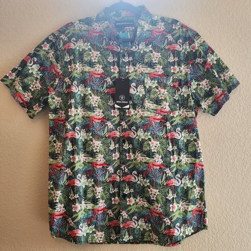 Molokai Surf Co. Hawaiian Button-up - XL
